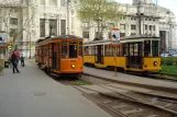 Mailand Straßenbahnlinie 29/30 mit Triebwagen 1944 auf Stazione Centrale (2009)