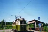 Malmköping Museumslinie mit Triebwagen 34 am Hosjö (2005)