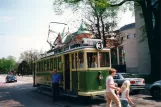 Malmö Museispårvägen mit Triebwagen 20 am Stadsbiblioteket (2002)