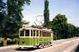 Malmö Museispårvägen mit Triebwagen 20 am Stadsbiblioteket (2007)