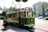 Malmö Museispårvägen mit Triebwagen 20 am Turbinen (2007)