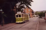 Malmö Museispårvägen mit Triebwagen 20 auf Banérskajen (1990)