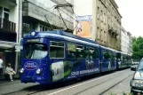 Mannheim Regionallinie 4 mit Gelenkwagen 1015 am Ludwigsstraße (2003)