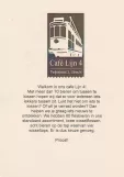 Menükarte: Utrecht Café Lijn 4 (2022)