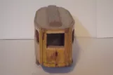 Modellstraßenbahn: Die Vorderseite: Beiwagen aus Holz (1925)