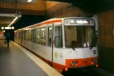 Mülheim an der Ruhr Gelenkwagen 5108 am Hauptbahnhof (1996)