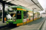 Mülheim an der Ruhr Regionallinie 112 mit Niederflurgelenkwagen 205 am Sterkrade (2004)