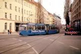 München Straßenbahnlinie 20 mit Gelenkwagen 2005nah Karlsplatz (Stachus) (1998)