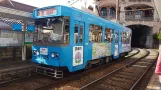 Nagasaki Straßenbahnlinie 3 mit Triebwagen 1505 am Hamaguchi-Machi (2017)