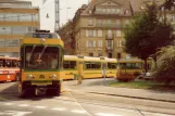 Neuchâtel Regionallinie 215 am Place Pury (1982)