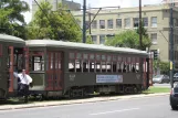 New Orleans Linie 12 St. Charles Streetcar mit Triebwagen 911nah Howard / Carondelet (2010)