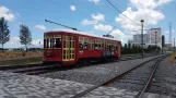 New Orleans Linie 2 Riverfront mit Triebwagen 461 am Dumaine St. (2018)