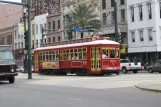 New Orleans Linie 47 Canal Streetcar mit Triebwagen 2012 nahe bei Canal / Baronne (2010)