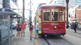 New Orleans Linie 47 Canal Streetcar mit Triebwagen 2013 am Canal / Decatur (2018)