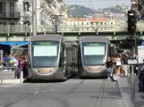 Nizza Straßenbahnlinie 1 am Gare Thiers (2008)