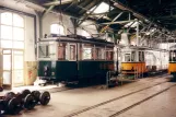 Nordhausen Museumswagen 23 innen Depot Grimmelallee (1998)