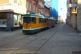 Norrköping Straßenbahnlinie 3 mit Gelenkwagen 65 "Kassel" am Hospitalsgatan (2009)