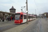 Nürnberg Niederflurgelenkwagen 1123 am Plärrer (2013)