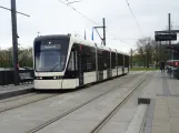 Odense Letbane mit Niederflurgelenkwagen 03 "Forbindelsen" am Bilka (2024)