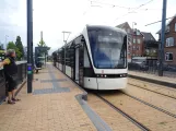 Odense Letbane mit Niederflurgelenkwagen 14 "Pusterummet" am Vestre Stationsvej (2022)