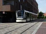 Odense Letbane mit Niederflurgelenkwagen 14 "Pusterummet"nah Albani Torv (2024)