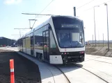 Odense Niederflurgelenkwagen 01 "Brunneren" vor Kontrol centret (2021)