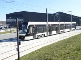 Odense Niederflurgelenkwagen 14 "Pusterummet" am Kontrol centret (2021)