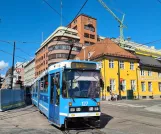 Oslo Gelenkwagen 127 auf Stortorvet (2020)