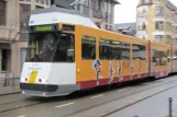 Ostende De Kusttram mit Gelenkwagen 6026 auf Koningsstraat (2011)