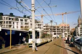 Ostende De Kusttram mit Gelenkwagen 6033 am Koning Leopold III plein Blankenberge (2007)