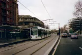 Paris Straßenbahnlinie T3a mit Niederflurgelenkwagen 313 am Balard (2007)