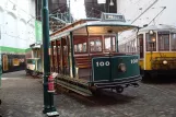 Porto Offen Triebwagen 100 im Museu do Carro Eléctrico (2008)