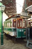 Porto Triebwagen 163 im Museu do Carro Eléctrico (2008)