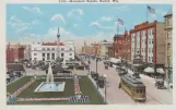 Postkarte: 2192-Monument Square, Racine, Wis (1920)