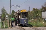 Postkarte: Amsterdam Museumslinie 30 mit Triebwagen 465 am IJsbaanpad (1976)