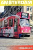 Postkarte: Amsterdam Straßenbahnlinie 24 mit Gelenkwagen 915 auf Damrak (1984)