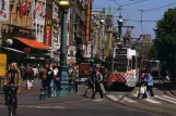 Postkarte: Amsterdam Zusätzliche Linie 20  auf Damrak (1988)