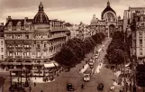 Postkarte: Antwerpen auf Avenue Keyzer/De Keyzerlei (1950)