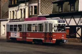 Postkarte: Antwerpen Straßenbahnlinie 7 mit Triebwagen 2164nah Hoboken Steynstraat (1986)