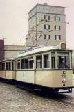 Postkarte: Augsburg Museumswagen 179 am Straßenbahnbetriebshof (1981)