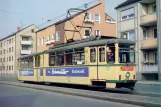 Postkarte: Augsburg Museumswagen 403 auf Blücherstraße (1981)