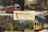 Postkarte: Bad Schandau Traditionsverkehr mit Museumswagen 9 am Depot Kirnitzschtalbahn (2000)