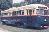 Postkarte: Baltimore Triebwagen 7407 auf Baltimore Streetcar Museum (1990)