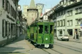 Postkarte: Basel Museumswagen 215 auf Spalenvorstadt (1992)