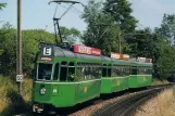 Postkarte: Basel Triebwagen 474 am Freidorf (1990)