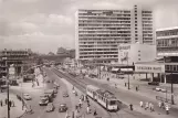 Postkarte: Berlin Straßenbahnlinie 6 mit Triebwagen 5915 auf Hardenbergstraße (1966)