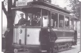 Postkarte: Bielefeld Triebwagen 9nah Mitte (1900)