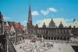 Postkarte: Bremen auf Domsheide (1965)