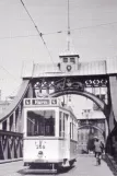 Postkarte: Bremen Straßenbahnlinie 4 mit Triebwagen 266 auf Große Weserbrücke (1937)