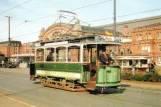 Postkarte: Bremen Triebwagen 49 "Grüne Minna" nahe bei Hauptbahnhof (1995)